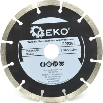 Řezný kotouč Diamantový kotouč, 150mm x 22,2mm GEKO