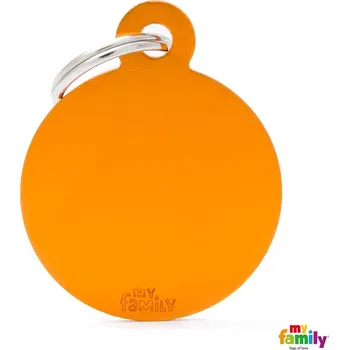 psí známka My Family Známka Basic Allu – kroužek velký oranžový