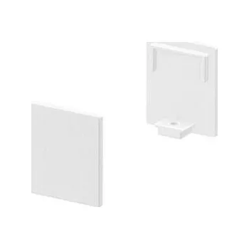 Příslušenství pro svítidlo SLV - BIG WHITE Koncové kryty na GRAZIA 10 profil k montáži na stěnu plochý 2 kusy vysoké provedení bílé - BIG WHITE (SLV) LA 1000482