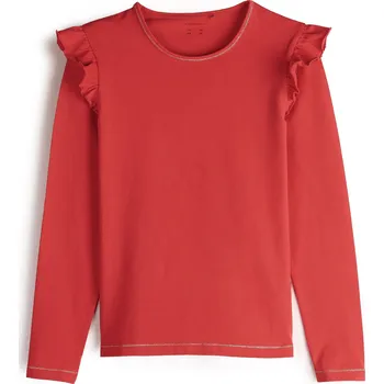 GATE Bavlněné tričko s volány 4Y 824-0626/551