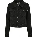Černá dámská džínová bunda Urban Classics Ladies Organic Denim Jacket XS