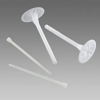 Hmoždinka DEN BRAVEN Talířová hmoždinka PN 10 s plastovým trnem, natloukací, krátký rozpon 180mm