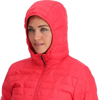 Spyder ZENITH HOODED DOWN PRISM PINK dámská outdoor péřová bunda S
