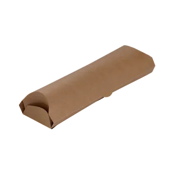 Jednorázové nádobí EcoPack Papírová kapsa EKO na wrap / tortillu 200x70x55 mm kraft ideal pack® bal/50 ks