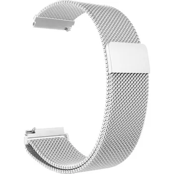Kovový Magnetický Pásek Na Chytré Hodinky Barva: Stříbrná, Velikost: 18 Mm