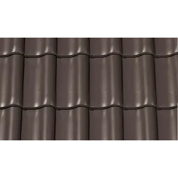 pálená krytina CREATON Harmonie Taška základní 1/1 "NUANCE" tmavě hnědá engoba