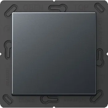 Příslušenství pro svítidlo JUNG Vypínač 1-tlačítko (2 kanály) Bluetooth Low Energy A-série matný antracit - JUNG JU BLEA590ANM