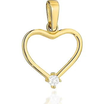 Hodinky Přívěšek Bonore - Zlato 585 - Kubický Zirkon 181198