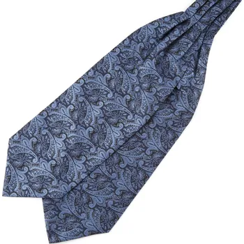 Šála Polyesterová kravatová šála Askot Navy & Blue s Paisley vzorem - Tailor Toki