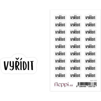 samolepka Fleppi Samolepky Vyřídit