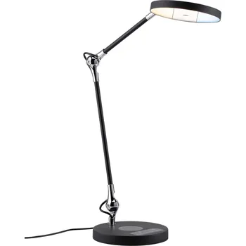 Lampička PAULMANN LED stolní lampa na psací stůl Numis CCT 11W černá - PAULMANN P 78010