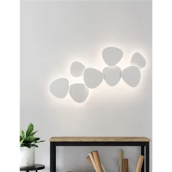 Nástěnné svítidlo NOVALUCE Nástěnné svítidlo CRONUS bílá sádra a hliník LED 12W 220-240V 3000K IP20 - NOVA LUCE NV 9084081