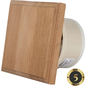 Domácí ventilátor MMotors MM ST 100 dřevěný axiální ventilátor do sauny, spa, koupelny