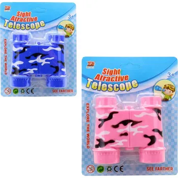 Dalekohled HRAČKY Dalekohled dětský triedr vzor maskáč 2 barvy plast