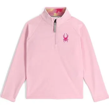 Dámský svetr Spyder TODDLER SPEED FLEECE 1/2 ZIP dívčí mikina PETAL PINK-5