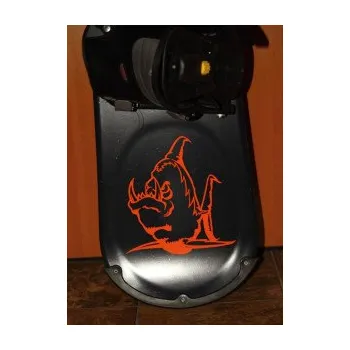 Polep vozidla SAMOLEPKA Ryba zubatá levá piraňa (10 - červená) NA AUTO, NÁLEPKA, FÓLIE, POLEP, TUNING, VLASTNÍ TEXT, TISK, AUTOSAMOLEPKY.cz, POLEPY, OBRÁZEK, LOGO, SAMOLEPKY