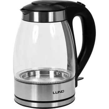 Rychlovarná konvice Varná konvice skleněná s automatickým vypnutím LED 1,8L LUND