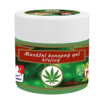 Masážní přípravek Konopný gel Cannabis 150 ml hřejivý