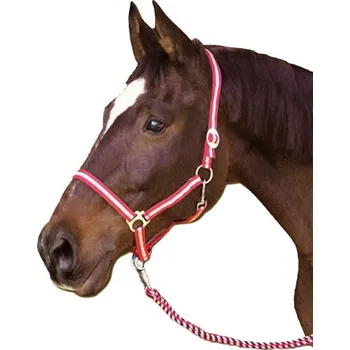 Sport Stájová ohlávka na koně Hippo velikost 3 nylonová tmavěmodromodrá