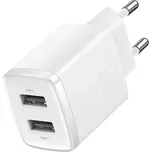 Baseus Compact 2xUSB 10,5W bílá
