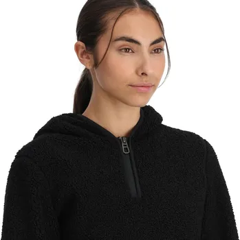 Dámská mikina Spyder CLOUD FLEECE HOODIE-BLACK dámská mikina XS
