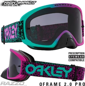 Sluneční brýle MX brýle Oakley OFrame 2.0 PRO MX B1B Celeste Purple Viper Room