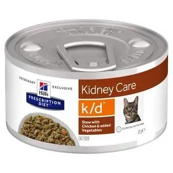 Krmivo pro kočku Hills PD Feline K/D Chicken Stew konzerva 12x 82 g