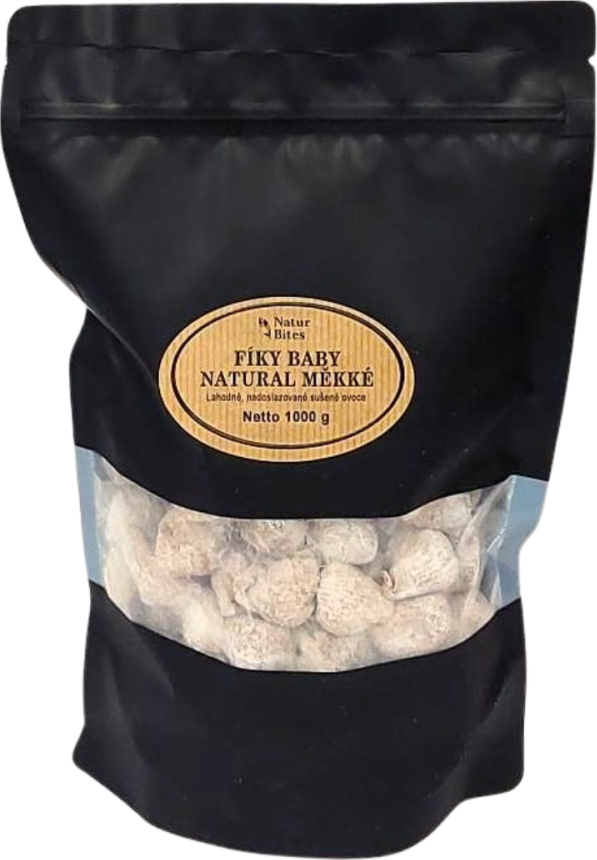 Fíky Baby natural, měkké 1000 g, NaturBites