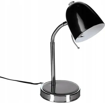 Lampička Kovová lampička na stůl Lampička stolní Atmosphera Černá Loft Retro