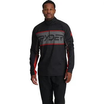Pánský svetr Spyder PARAMOUNT 1/2 ZIP pánský svetr BLACK-M