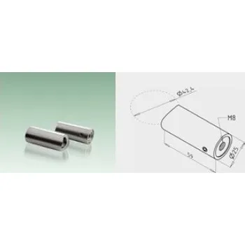 JAP Nerezový Krček madla na zeď pro schody i balustrády, AISI 304