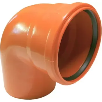 Kanalizační potrubí KGB koleno 315/87° (Odpadní koleno KG)