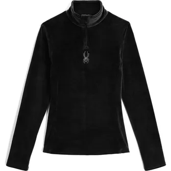 Dámský svetr Spyder SHIMMER BUG 1/2 ZIP BLACK dámská lyžařská mikina M