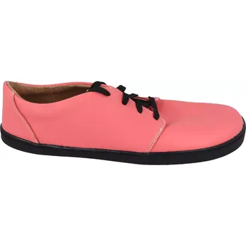 Dámská móda Barefoot kožené boty Pegres BF81 - lososové 40