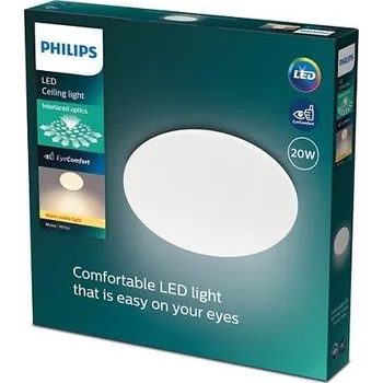 PHILIPS SVÍTIDLA Moire SVÍTIDLO STROPNÍ LED 20W 2000lm 2700K, bílá - PHILIPS (929002622101) PH 8719514335110