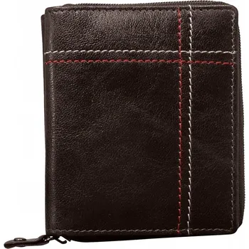 Peněženka Pánská kožená peněženka N014-VTK-D-RFID hnědá, VELIKOST UNI