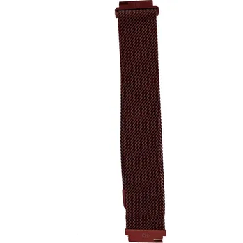 Příslušenství k chytrým hodinkám Kovový Magnetický Pásek Na Chytré Hodinky Barva: Červená, Velikost: 20 Mm