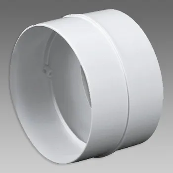 DEN BRAVEN Spojka kulatého kanálu prům.100 bílá VE1194