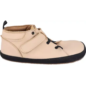 Dětská móda Barefoot kožené Pegres BF32 - písková 34