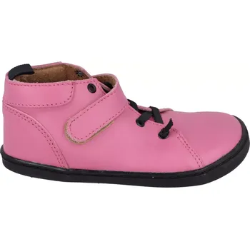 Dívčí tenisky Barefoot kožené boty Pegres BF52 - růžové 29