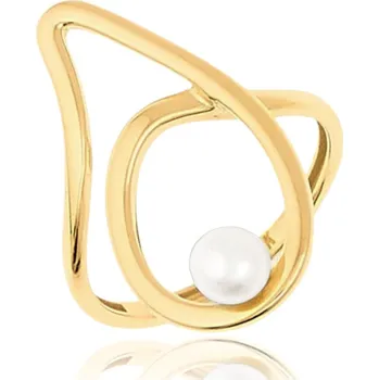 Prsten Zlatý prsten s přírodní perlou Au 585/1000