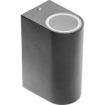 Nástěnné svítidlo Nástěnné svítidlo obousměrné, TIAGO, GU10, MAX. 2x35 W, IP54, AC 220–240 V, 50/60 Hz, černé