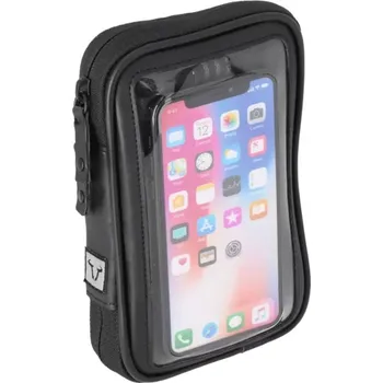 Zavazadlo na motocykl Přepravní taška / obal na smartphone k tank bagu na nádrž motocyklu SW MOTECH LEGEND SMARTPHONE BAG barva černá, rozměr 11,0 x 19,0 x 2,5 cm