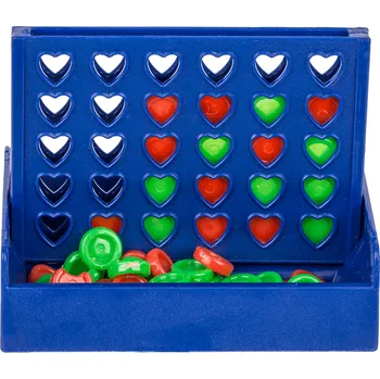 Desková hra Mini hra piškvorky LINE UP srdce