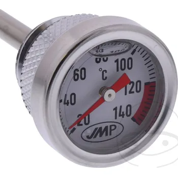 Olejový teploměr na moto Kawasaki (KLR 600/650, VN 800, W 650, ZR 550 Zephyr, ZX-6R/RR) (Závit 30x1,5, délka měrky 8 mm)