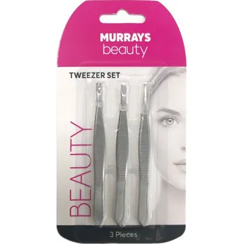 Péče o řasy a obočí Murrays Sada pinzet 3ks Murrays sada pinzet 3ks