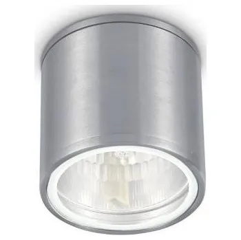 Venkovní osvětlení IDEALLUX Venkovní stropní svítidlo Ideal Lux Gun PL1 alluminio 092324 stříbrná 11cm IP44 - IDEALLUX ILUX 092324