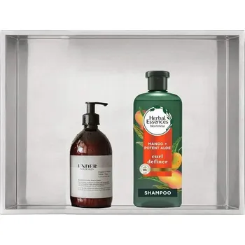 police Vestavná police s límcem 30x30cm