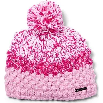 Čepice Spyder BRRR BERRY PETAL PINK dívčí zimní čepice s bambulí M/L