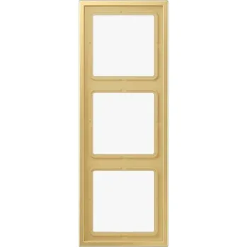 Příslušenství pro svítidlo JUNG Rámeček 3-násobný LSZ ME 983 BF C mosaz - JUNG JU LSZME983BFC